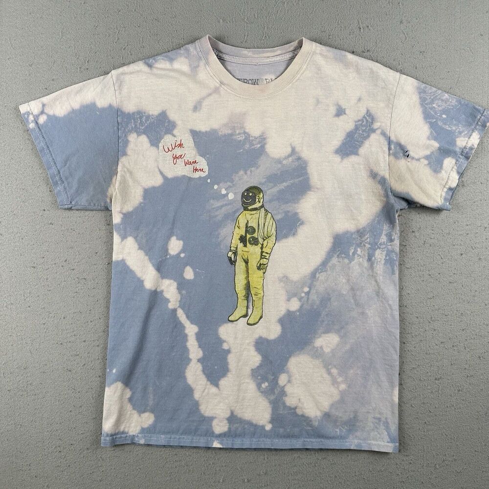Astroworld Tour Shirt Men’s Small Blue Tie‎ Died Travis Scott Wish You Were Here